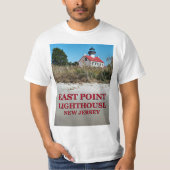 East Point Lighthouse, New Jersey T-Shirt (Voorkant)