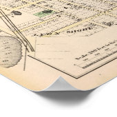 East Providence Rhode Island Map Poster (Hoek)