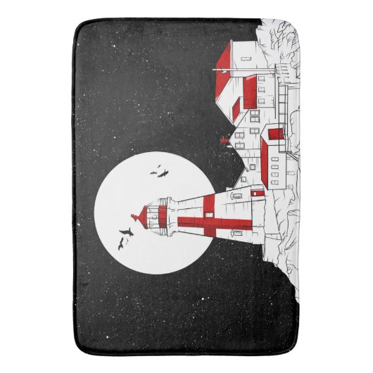 East Quoddy Head Lighthouse flat Badmat (Voorkant Verticaal)