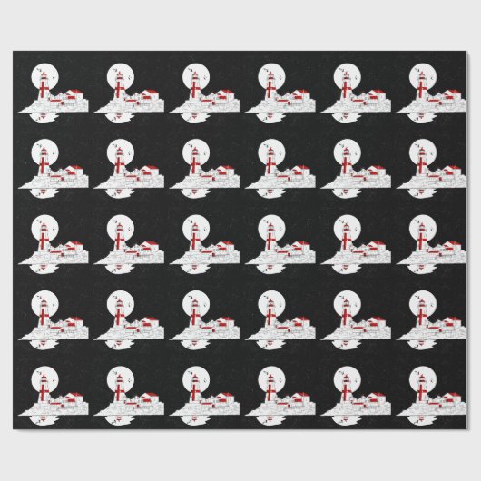 East Quoddy Head Lighthouse flat Cadeaupapier (Vlak)