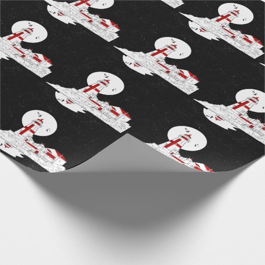 East Quoddy Head Lighthouse flat Cadeaupapier (Hoek)