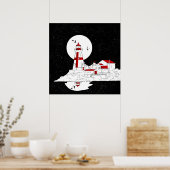 East Quoddy Head Lighthouse flat Poster (Keuken)