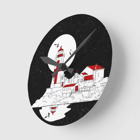 East Quoddy Head Lighthouse flat Ronde Klok (Hoek)