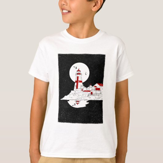 East Quoddy Head Lighthouse flat shirt amazon (Voorkant)