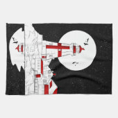 East Quoddy Head Lighthouse flat Theedoek (Horizontaal)