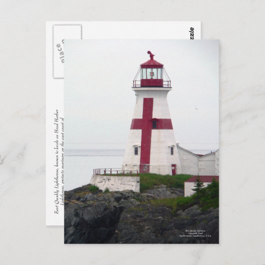 East Quoddy Lighthouse Briefkaart (Voorkant / Achterkant)