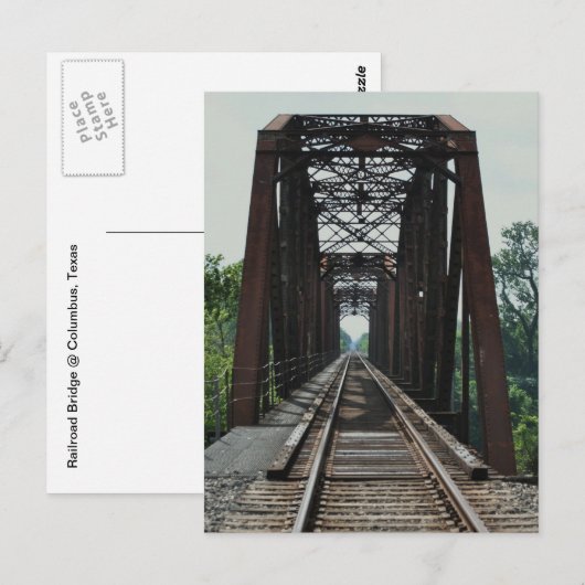 East Rail Road Bridge Briefkaart (Voorkant / Achterkant)