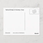 East Rail Road Bridge Briefkaart (Achterkant)