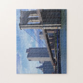 East River: Brooklyn Bridge en Municipal Building Legpuzzel (Verticaal)
