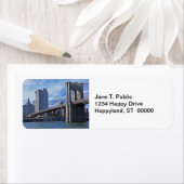 East River: Brooklyn Bridge & Municipal Building Etiket (Insitu)