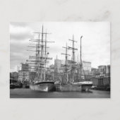 East River Ships, 1900 Briefkaart (Voorkant)