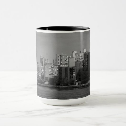 East River Skyline Panorama Mok (Midden)