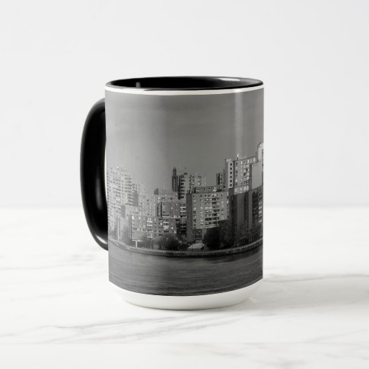 East River Skyline Panorama Mok (Voorkant links)