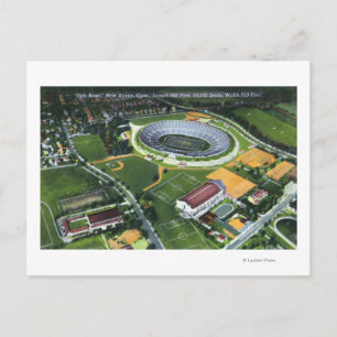 East Rock Park Uitzicht van de Pardee Roos Garden Briefkaart