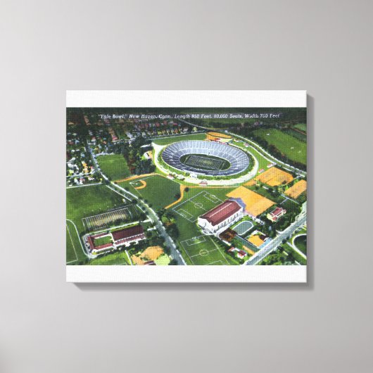 East Rock Park Uitzicht van de Pardee Roos Garden Canvas Afdruk (Voorkant)