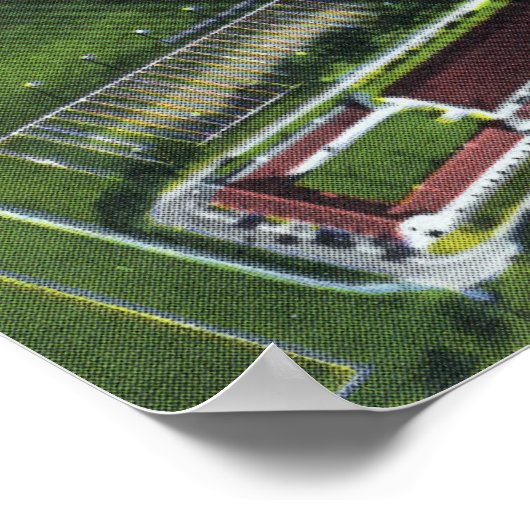 East Rock Park Uitzicht van de Pardee Roos Garden Poster (Hoek)