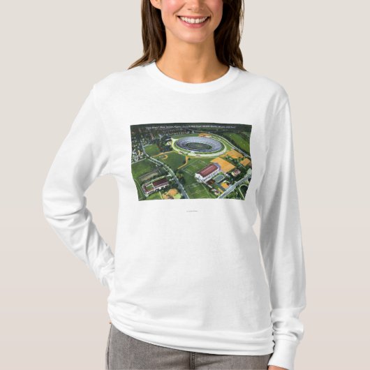 East Rock Park Uitzicht van de Pardee Roos Garden T-shirt (Voorkant)