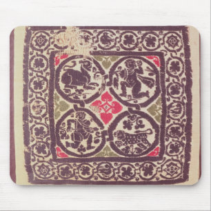 East Roman Empire tapestry met wild beest Muismat