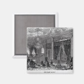 East Room of the White House Tijdens de Burgerlijk Magneet (Voorkant / Achterkant)