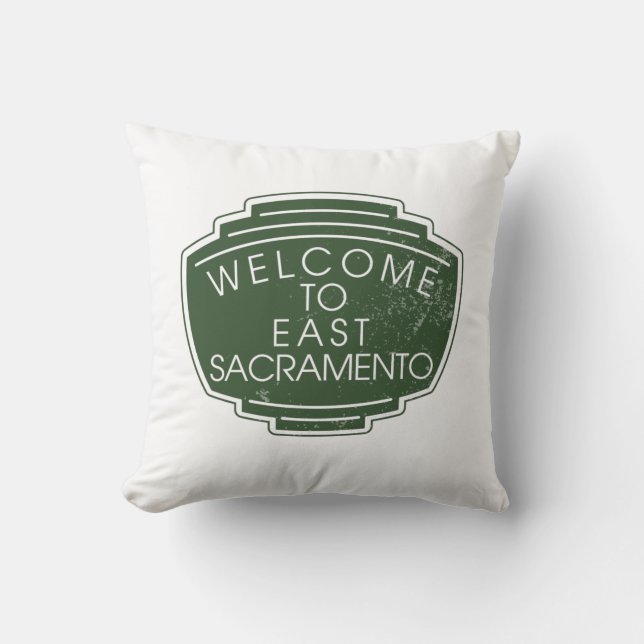 East Sac Sign Pillow Kussen (Voorkant)