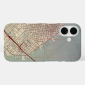 East San Francisco Topographic Map Case-Mate iPhone Case (Achterkant (horizontaal))