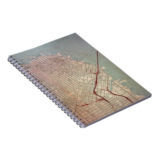 East San Francisco Topographic Map Notitieboek (Rechterzijde)