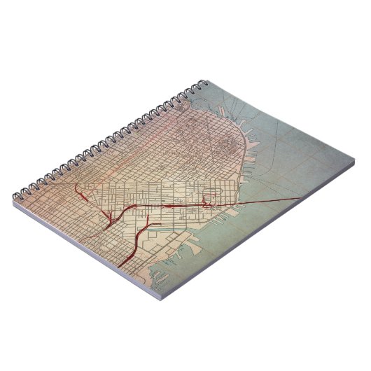 East San Francisco Topographic Map Notitieboek (Linkerzijde)