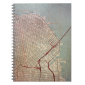 East San Francisco Topographic Map Notitieboek (Voorkant)