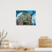 East Side Gallery, Berlijnse muur, Massavlucht Poster (Keuken)