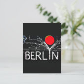East Side Gallery, Berlin Wall, Barbed Wire/Red Su Briefkaart (Staand voorkant)
