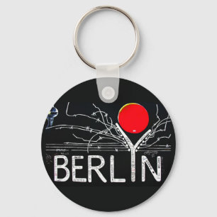 East Side Gallery, Berlin Wall, Barbed Wire/Red Su Sleutelhanger