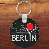 East Side Gallery, Berlin Wall, Barbed Wire/Red Su Sleutelhanger (Voorkant)