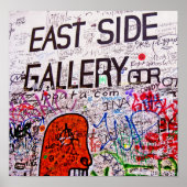 East Side Gallery, Berlin Wall, Graffiti Poster (Voorkant)
