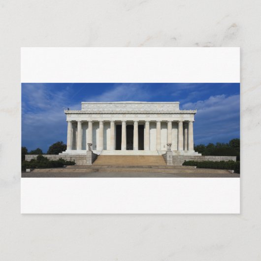 East Side of the Lincoln Memorial Washington DC. Briefkaart (Voorkant)
