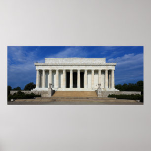 East Side of the Lincoln Memorial Washington DC. Poster