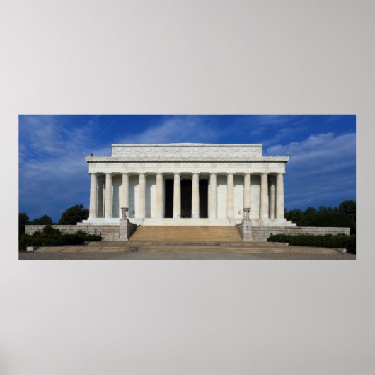 East Side of the Lincoln Memorial Washington DC. Poster (Voorkant)