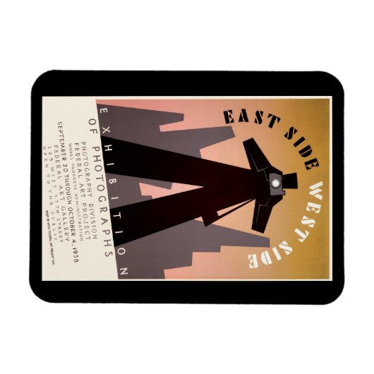 East Side ~ West Side Magneet (Horizontaal)