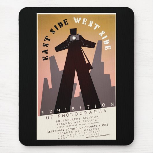 East Side ~ West Side Muismat (Voorkant)