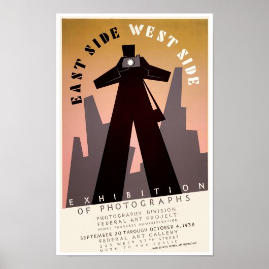 East Side ~ West Side Poster (Voorkant)