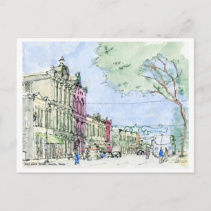 East Six Street, Austin, Texas Briefkaart