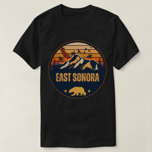 East Sonora, Californië T-shirt (Design voorkant)