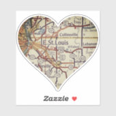 East St. Louis IL Sticker (Vel)