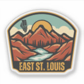 East St. Louis, Illinois Sticker (Voorkant)