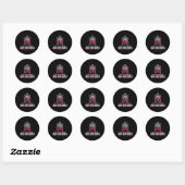 East Stroudsburg ESU Warriors Large Ronde Sticker (Vel)