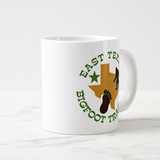 East Texas Bigfoot Tracker Grote Koffiekop (Voorkant rechts)