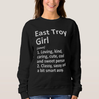 East Troy Meisje Wi Wisconsin Grappige Stad Home R Trui