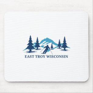 East Troy Wisconsin Skigebied Skiën Skiloper Muismat