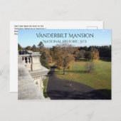 East Uitzicht van Roof Vanderbilt Mansion, Hyde Pa Briefkaart (Voorkant / Achterkant)