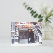 East Village NYC - Winter Briefkaart (Staand voorkant)