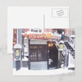 East Village NYC - Winter Briefkaart (Voorkant / Achterkant)